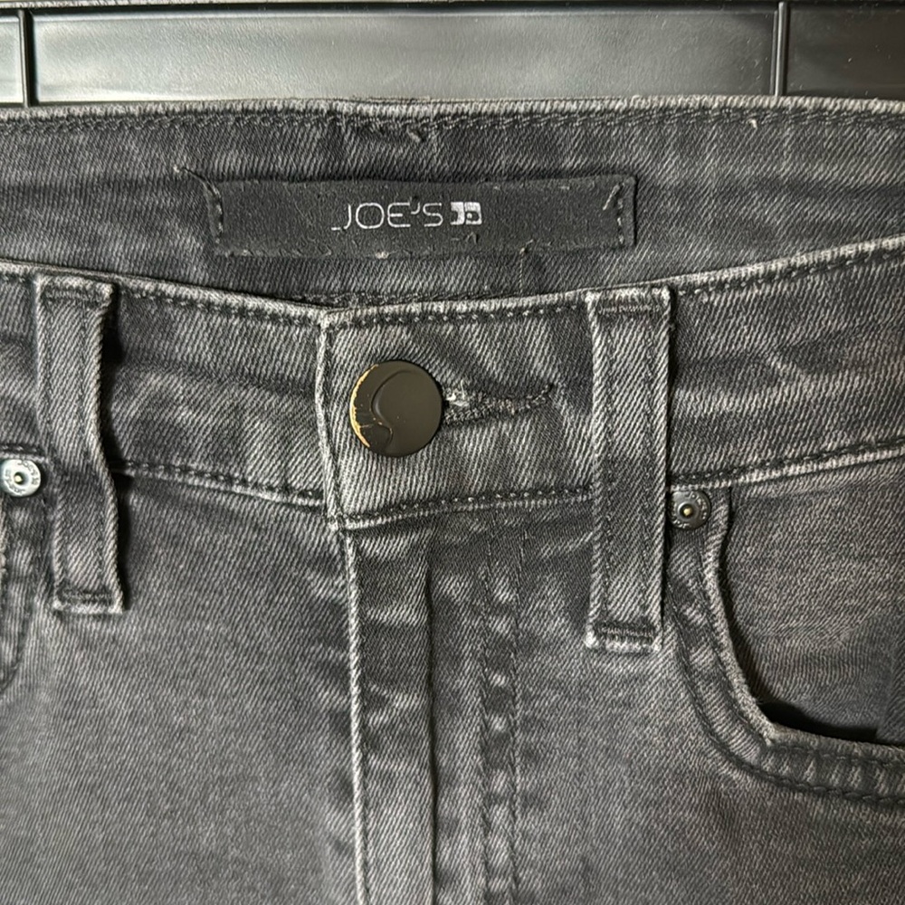 Joe’s Jeans Inseam 27” size 25 Skinny Ankle Black Denim Jeans - Picture 3 of 6